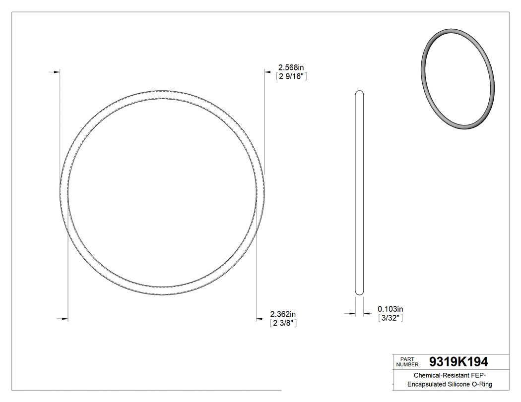 Technical drawing - 9319K194